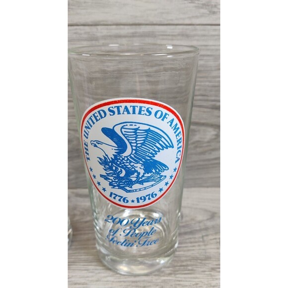 Bicentennial Pepsi 'The United States of America" Tumblers 1776-1976 - Picture 7 of 13